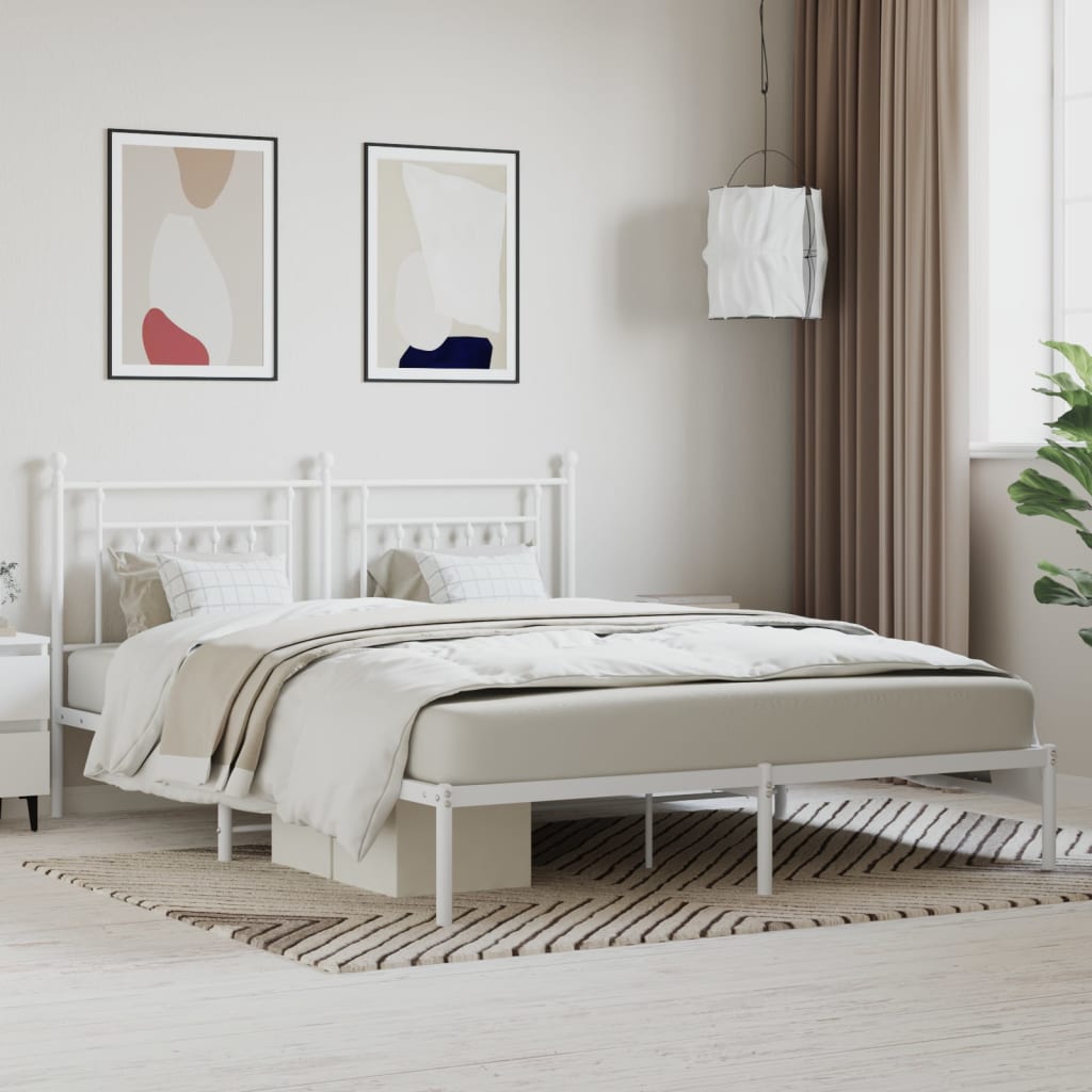 vidaXL Estructura de cama con cajones blanco 180x200 cm