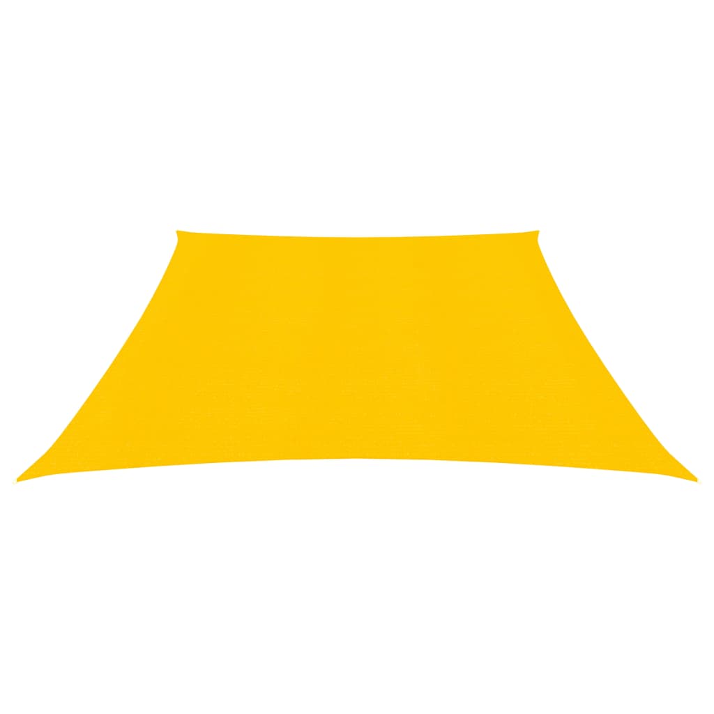 vidaXL Toldo de vela HDPE amarillo 160 g/m² 3/4x3 m