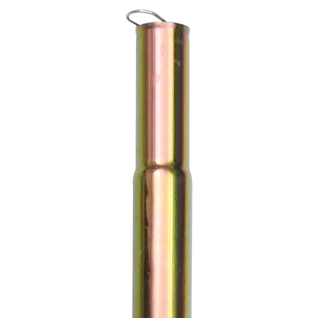 vidaXL Postes de toldo de vela 2 uds acero galvanizado 250 cm