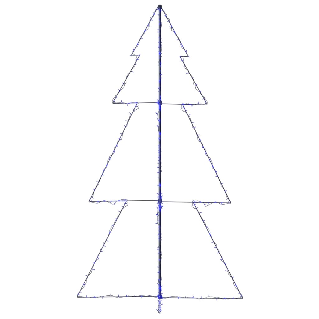 vidaXL Cono árbol de Navidad de 300 LED interior y exterior 120x220 cm