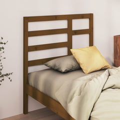 vidaXL Cabecero de cama madera maciza de pino marrón miel 106x4x104 cm