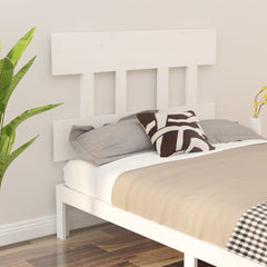 vidaXL Cabecero de cama madera maciza de pino blanco 103,5x3x81 cm