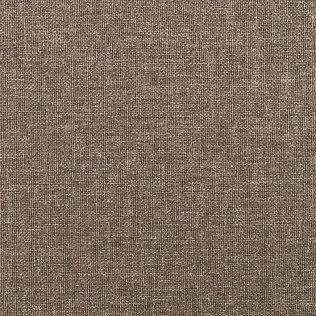 vidaXL Cabecero de tela gris taupe 80x5x78/88 cm