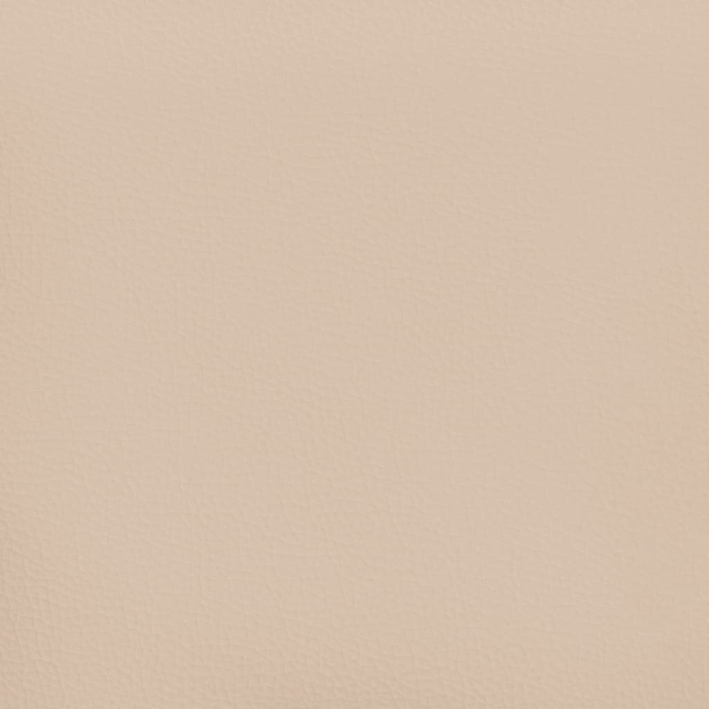 vidaXL Cabecero de cuero sintético color capuchino 103x23x78/88 cm