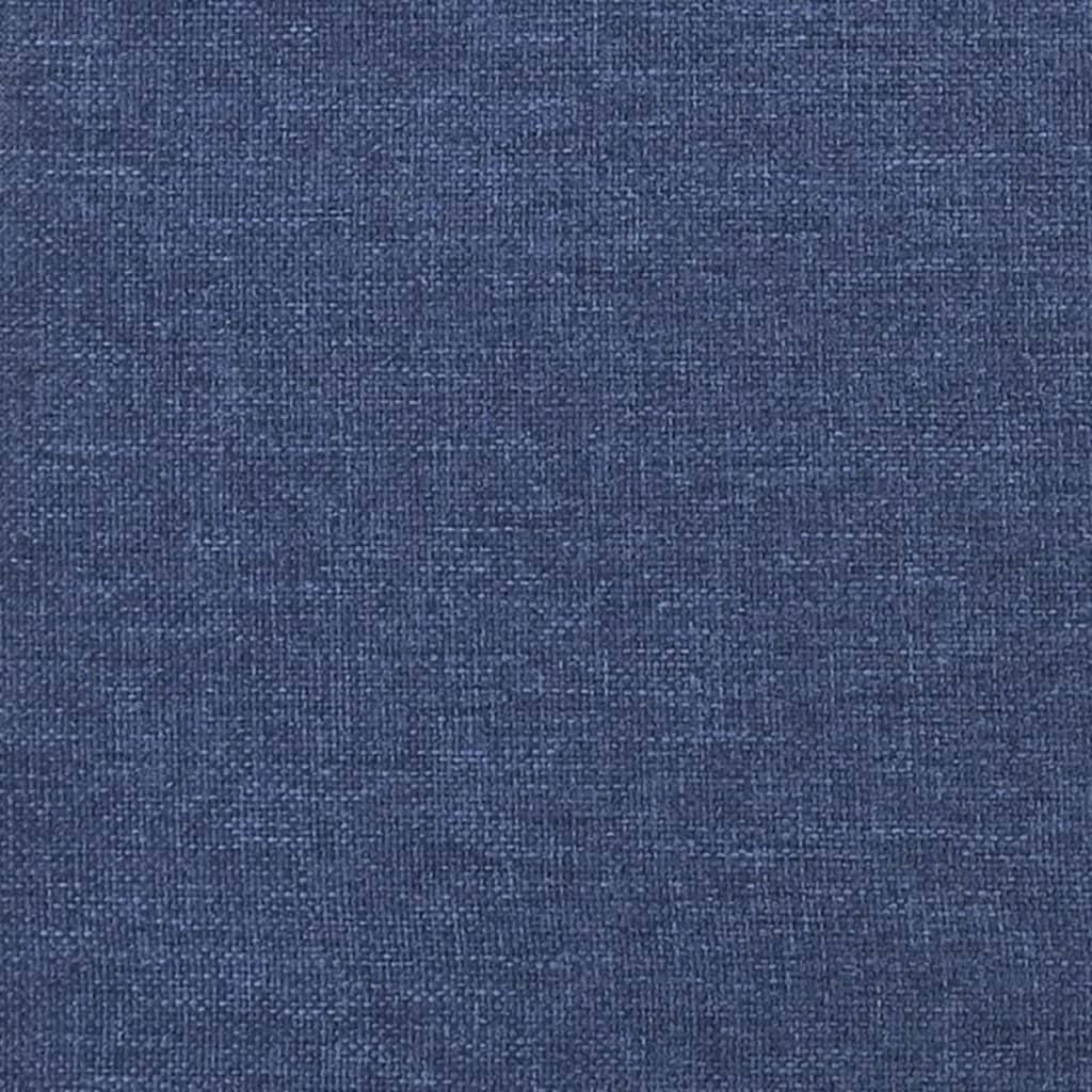 vidaXL Cabecero de tela azul 93x16x78/88 cm