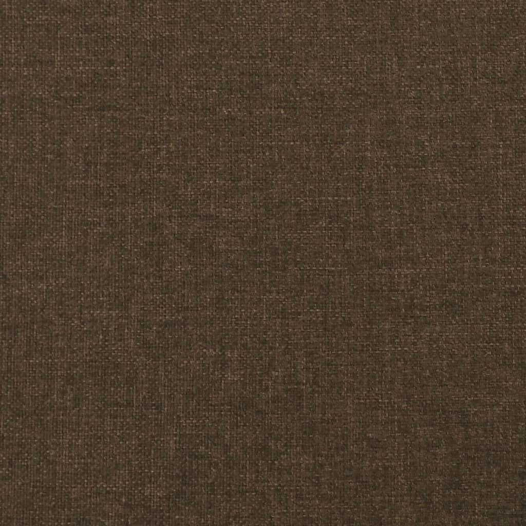 vidaXL Cabecero de tela marrón oscuro 83x16x78/88 cm